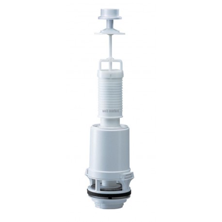 Mécanisme simple volume à tirette Classic 42 pour WC - blanc