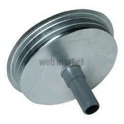 Bouchon mâle / femelle - BMF AL/P - Diamètre 125 mm - Aluminium - Avec purge