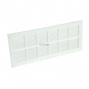 Grille rectangulaire à fermeture rectangulaire / extra plate / blanche / sans moustiquaire PVC PB151