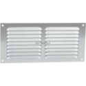 Grille d aération persienne - 1LM1020G - aluminium anodisé gris - 200x100 mm