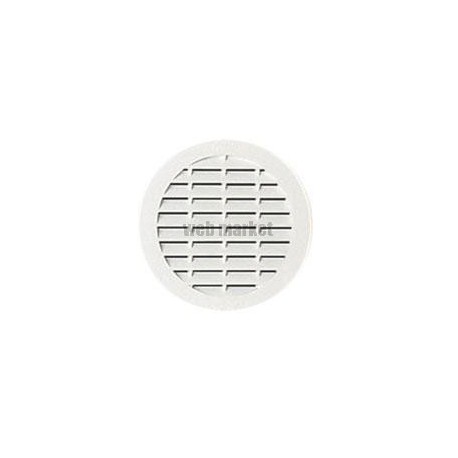 Grille d aération pour tube fibres-ciment - 1BC135 - polystyrène blanc - Ø 125 - ép. 12 mm