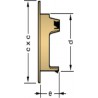Grille d aération spécial façade pour tube PVC - GETM10B - blanc - 124x124x38 mm - Ø 100 mm