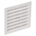 Grille d aération classique - B64 - polystyrène blanc - 122x122x15 mm