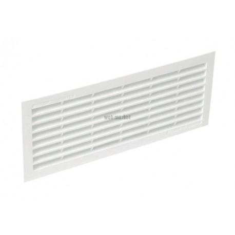 Grille d aération classique - 1B111 - polystyrène blanc - 254x108x15 mm