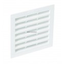 Grille d aération classique - 1B114 - polystyrène blanc - 154x154x15 mm