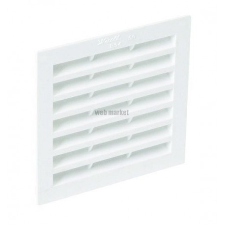 Grille d'aération à visser ou à coller classique carrée simple 1B164