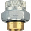 Raccord isolant diélectrique double femelle (acier et laiton) F 1   F 1   type RID réf 2224313