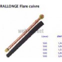  RALLONGE CUIVRE ANNELÉ 1/2 FLARE MF