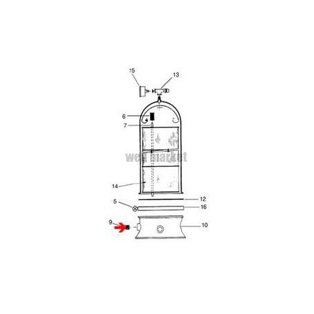 Bouchon de vidange de filtre Posiflo ( Dispo épuisement Stock )