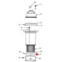 Collier de socle de filtre Posiflo PTM ( Dispo épuisement Stock )