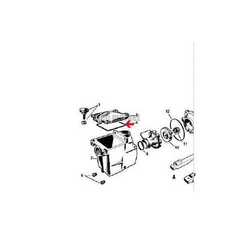 Joint de couvercle pompe Hayward SP1600