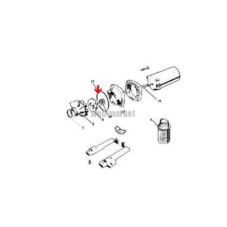 Joint de plateau Hayward SP1600-SP1800 (170x1.5mm)