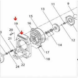 Support moteur de pompe Eurostar 75 à 280