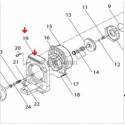 Support moteur de pompe Eurostar 75 à 280