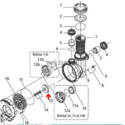 Turbine vissée Eurostar 100 (3/4cv) depuis 1998