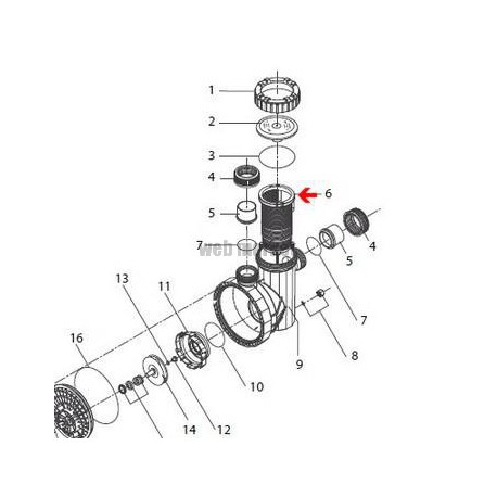 Joint de raccord pompe Eurostar 300-400 (68x3,5mm)