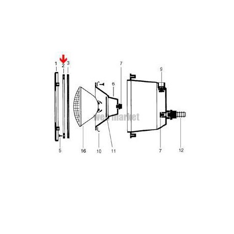 Bride de projecteur Cofies