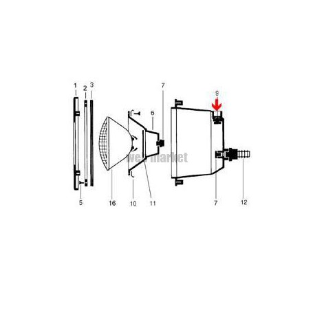 Bouchon de niche de projecteur Cofies