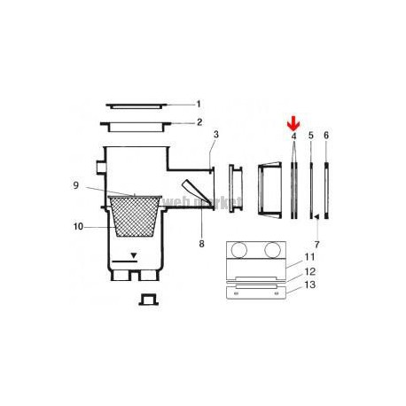 Joint bride skimmer petite meurtrière Cofies,les 2