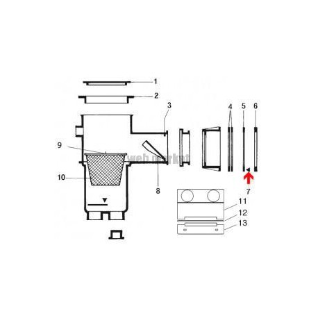 Vis de bride de skimmer Cofies, les 22