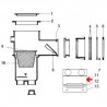 Volet + axe de skimmer Cofies 96 -
