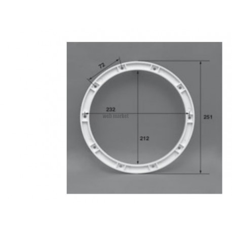 Contre bride de projecteur Weltico