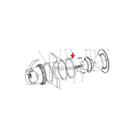 Vis de bride de projecteur Weltico, les 10