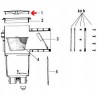 Couvercle de skimmer Pool s