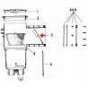 Volet seul de skimmer Pool s