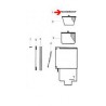 Couvercle de skimmer rond Hayward SP1094
