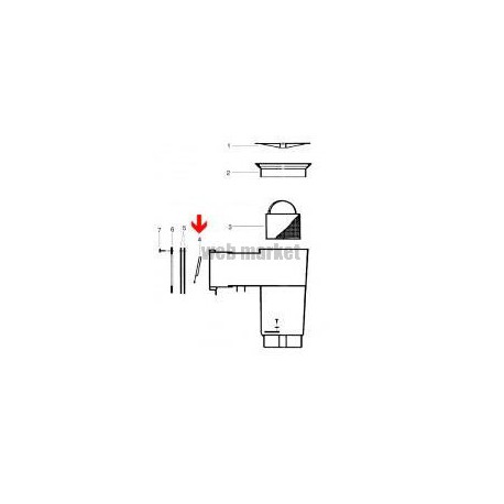 Volet de skimmer Hayward SP1082