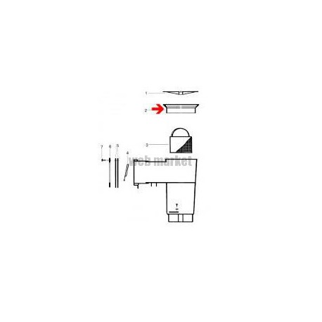 Télescope de skimmer Hayward SP1082
