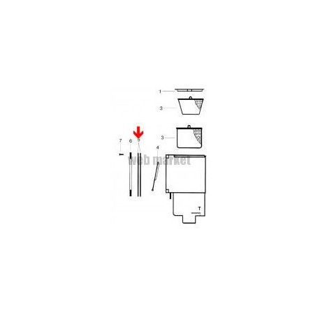 Joint de bride skimmer Hayward SP1084