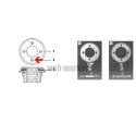Vis de bride de refoulement Hayward SP1411, les 4
