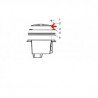 Grille de bonde de fond anti-vortex NM Hayward