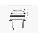 Vis de grille bonde de fond Hayward, les 2 (18mm)