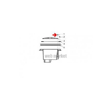 Vis de grille bonde de fond Hayward, les 2(37,5mm)