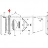 Bride de projecteur Hayward