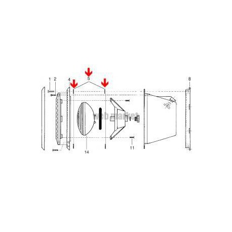 Joint de bride de projecteur Hayward