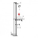 Raccord de robinet de douche solaire Grand pommeau