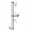 Manette de robinet, douche solaire Grand pommeau