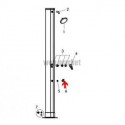 Robinet de pied de douche solaire Grand pommeau