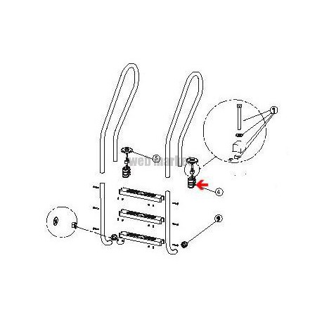 Sabot D40 nu pour échelle Aquamatic, les 2