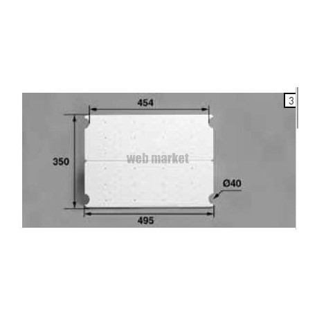 Plateforme complète ABS blanc/Echelle HS Aquamati ( Dispo épuisement Stock )