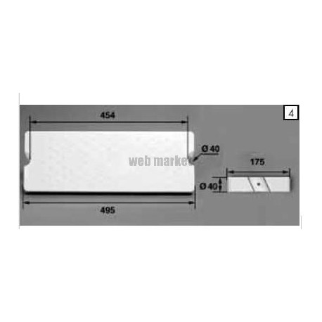 Marche 175-D40IC ABS blanc/Echelle Aquamatic les ( Dispo épuisement Stock )