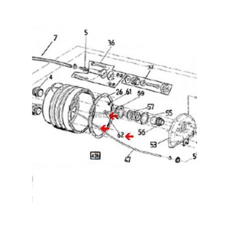 Joint de vidange de pompe Eurostar (11x2,5mm)
