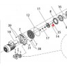 Ecrou de turbine de pompe 21-40 depuis 2000