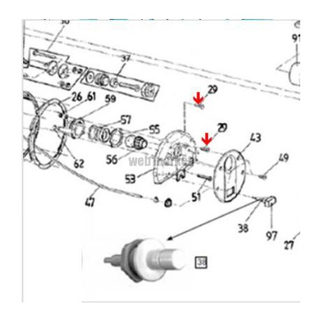 Vis de bride Badujet Classic-M (6x25mm)