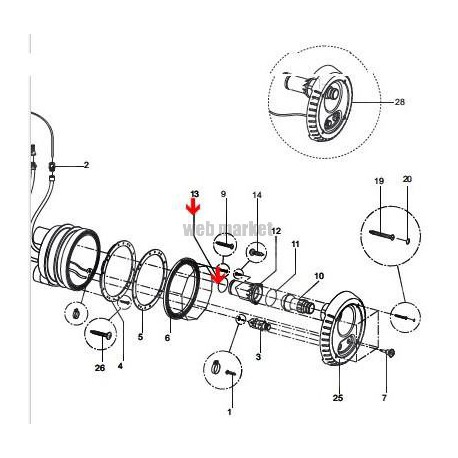 Joint de corps de buse Badujet Smart (59 X 2.5mm)