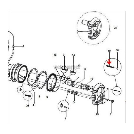 Vis de flasque de Badujet Smart (60 X40mm)